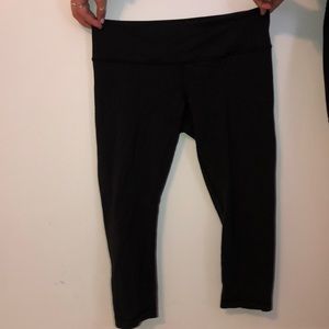 Lululemon Cropped Black Leggings